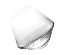 TOBBOMEY Verre à Whisky en Cristal 300 Ml Incassable Verre à Cocktail Résistant au Chaud et Froid Gobelet Design Arrondi Transparent Bar Restaurant et Usage Domestique