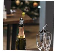 TOBBOMEY Verseur de Vin Tête de Loup Acier Inoxydable Bouchon Hermétique Anti-oxydation pour et Banquets Doseur Original Animal pour Bouteilles de Vin