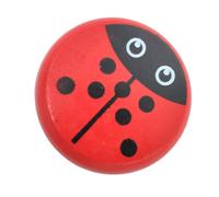 TOBBOMEY Yoyo en Bois pour Garçon Et Filles Motif Coccinelle Rouge, Jouet Éducatif Compact, Développement Motricité Fine Garçon Et Filles, Jouet D'éveil Portable Et Sécurisé