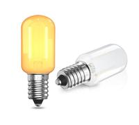 TobeBright Ampoule 1W E14 T22 LED Filament, Non-Dimmable Blanc Chaud 2200K pour Veilleuse Mini Tubulaire LED pour Réfrigérateur Machine à Coudre, Lot de 2