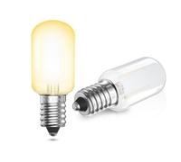 TobeBright Ampoule E14 1W T22 LED Non-Dimmible Blanc Chaud 2700K, Ampoule E14 pour Veilleuse Mini Tubulaire LED Équivalent 15W E14 Incandescent pour Réfrigérateur Machine à Coudre, Lot de 2