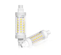 TobeBright Ampoule LED R7s 78mm 10W Dimmable, Chaud Froid 6000K, équivalent 100W J78 Lampes Halogènes, 700LM, AC 230V, Angle d'éclairage 360°, Ampoule R7s LED pour lampes de sécurité, Lot de 2