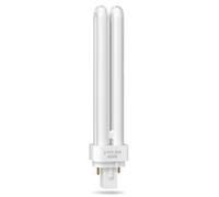TobeBright Ampoule Tube PLC G24d-3 2 Broches 26W, Ampoule à économie d'énergie à Tube Double Tour 2U Blanc Naturel 4000K Lampe Fluorescente PLC 840 non Gradable pour Bureau, Cuisine (1 Pièce)