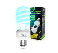 TobeBright Ampoule UVA UVB E27 26 W 5.0 UVA UVB pour terrarium, lampe tortue 220-240 V pour dragon, lézard, caméléon, serpent, améliore la synthèse D3 et l'absorption du calcium