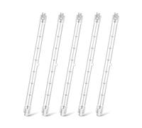 TobeBright R7s Ampoule Halogène R7s 189mm 500W 11000lm J189 Dimmable 240V J Type Ligne Blanc Chaud 2800K Tungstène Filament Ampoule Halogene Pour Plafonnier Éclairage De Paysage, Lot de 5