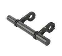 Tobefore 20 cm Rallonge de guidon de vélo Tube en carbone Double support d'extension de guidon de vélo pour fixer un phare de, un compteur de vitesse, un GPS ou un support de téléphone