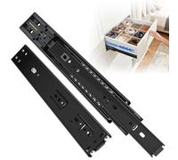 ToBeGreat Glissière Pour Tiroir Charge Lourde Soft Close 450 mm, Montage Latéral, Coulisse à Billes Silencieuse 45 kg, Pour Cuisine, Bureau, Chambre 1 Paire(2 pièces)