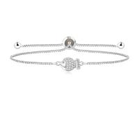 Tobestu Bracelet à chaîne Bolo animal marin pour femmes - Bracelet poisson en zircon plaqué platine idéal pour les vacances, la graduation ou le port quotidien SJA4598