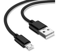 Tobfit Câble de charge micro USB en nylon haute vitesse pour PS4, ebook, Kindle Fire, Samsung S7, Xiaomi, LG, Motorola, Nokia, Sony, Android (1 m)