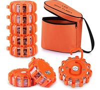 Tobfit Éclairage routier LED Gyrophare Balise De Signalisation lumineuse LED Lampe d'Avertissement Clignotant Eclairage d'urgence Voiture (8)