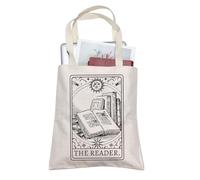 TOBGBE The Reader Sac de cartes de tarot pour les amateurs de livres - Couverture souple pour livres (sac de lecteur)