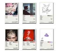 TOBIANG Lil Poster Peep Music Album Cover signé Limited Affiche sur toile (lot de 5) sans cadre : 20 x 30 cm