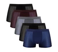 TOBILE Boxers pour hommes 5 pièces avec trou en maille pour hommes caleçons boxeurs pour hommes caleçons boxeurs pour hommes caleçons boxeurs pour hommes caleçons boxeurs pour hommes culotte-5Mixa,