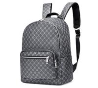 TOBILE Sac à Dos Sac À Dos PU Imprimé De Mode Fashion Grande Capacité Polyvalente.-Gray A