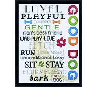 Tobin Design Works Bon Chien compté Point de Croix Kit-9 "X 12" 14 Barres