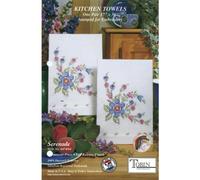 Tobin Design Works Crafts 264064 - Serviette de Cuisine estampée Dynasty pour Broderie