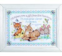 Tobin Design Works Tableau à Broder spécial bébé Motif Animaux de la forêt