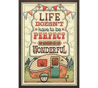 Tobin DesignWorks Ink Wonderful Life, Coton, Multicolore, 20,2 x 25,4 x 0,1 cm