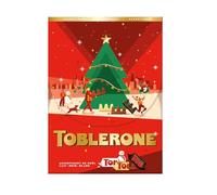TOBLERONE - Assortiment de Mini Chocolats au Lait, Noir et Blanc avec Nougat au Miel Et Aux Amandes - Idée Cadeau Noël - Chocolat à Offrir ou Partager - 1 Boîte de 400 g