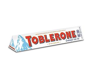 Toblerone Chocolat Blanc Suisse avec Nougat au Miel/Amandes 1200 g