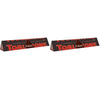 Toblerone Chocolat Noir Suisse Avec Nougat Au Miel Et Amandes, 360g (Lot de 2)