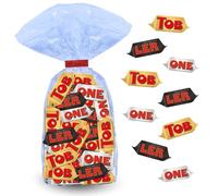 TOBLERONE Mini Lait, Blanc, Noir | Sachet de 60 Bonbons au Chocolat emballés individuellement | 510 g de Friandises Prêtes à Offrir