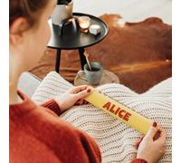 Toblerone personnalisée avec le nom - Noël - Personnalisez la barre Toblerone avec le nom de votre choix, chocolat au lait avec nougat miel-amandes (200 g)