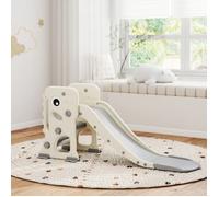 Toboggan 3 en 1 Enfant avec Mur d'Escalade & Panier de Basket - Pliable - Intérieur/Extérieur - Jeu d'Éveil Enfant 2 3 4 5 Ans