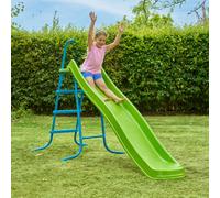 Toboggan 4 marches métal 220 cm vert - bleu TU