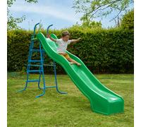 Toboggan 5 marches métal 300 cm vert - bleu TU