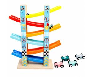 Toboggan à Voitures Multicolore , Voiture À Glissière À Six Rails MZM