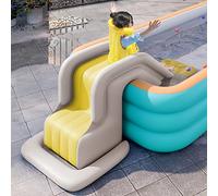 Toboggan Aquatique Gonflable, PVC Facile à Ranger Léger 200 X 85 X 80 Cm Après Gonflage Toboggan Aquatique d'escalade Bleu Vert Jaune pour l'été (Generic8se3gyxp5u-10351537)