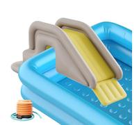 Toboggan Aquatique Pour Piscine Gonflable,Parc Aquatique Extérieur Glissades Anti-Basculement | Toboggans Gonflables Pour Sol Et Piscines Enterrées