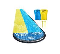 Wham-O Slip N Slide Double Wave Rider 144.78 x 548.64cm avec Boogie pour les enfants de 5 à 12 ans Jouets aquatiques d'été
