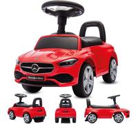 Toboggan avec poussoir et musique dès 1 an voiture bébé voiture bébé Mercedes Classe C rouge