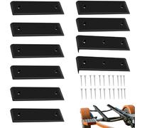 Toboggan de bateau - Rembourrage de remorque lourd de 3 x 25,4 cm - Kit de planche Bunk Board - Extrémités de protection pour les remorques de bateau - Réduisez la friction pour un chargement