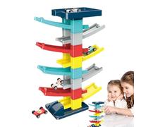 Toboggan de Voiture - Piste de Course pour Tout-Petits, Ensemble de Jeu de véhicule interactif, Jouet sensoriel, Amusant pour garçons et Filles | Une Rampe de Voiture éducative et Pratique