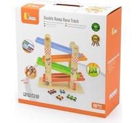 Toboggan en bois avec voitures