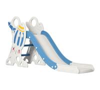 AIYAPLAY Toboggan pour Enfants, Toboggan intérieur pour Enfants, de 18 à 36 Mois, jusqu'à 30 kg, 157L x 46,5l x 80H cm, Bleu