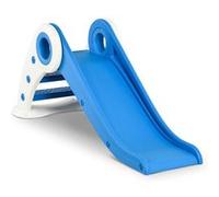 Toboggan enfant pliable 3 à 6 ans usage intérieur extérieur dim. 120L x 50l x 56H cm HDPE bleu Bleu G