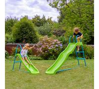 TP Toys Toboggan évolutif 2 en 1 - Réglable, Plastique Durable, pour Enfants dès 18 Mois - Longueur 1,2 m à 1,8 m - Usage Domestique - Montage Facile