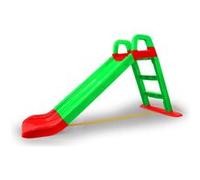 Jamara Toboggan Funny Slide 460502 – Plastique robuste, bec antidérapant, marches larges – Vert