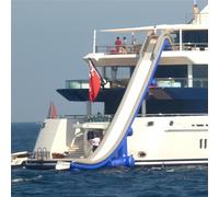 Toboggan gonflable pour bateaux, toboggans flottants robustes de qualité commerciale pour lacs, piscines et quais