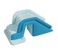 Toboggan Gonflable pour Piscine | Structure Pliable pour Piscine - Rampe Antidérapante Familiale Flottante Détente pour Fêtes d'Été Camping Plage Arrière-Cour Résidentielle