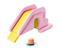 ＡＷＨＡＯ Toboggan Gonflable, Toboggan de Portable élargi et étendu pour Piscines, Rose