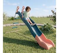 Toboggan Linou 2,63 M. 3-12 Ans. Pour Enfants Bleu/corail TU