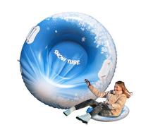 Toboggan Neige Hiver, Luge Gonflable pour Adultes et, 80 Cm Tube Pliable Activité Extérieur Fille Garçon Adulte Famille