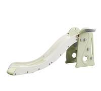 Toboggan pliable pour enfant avec panier à balles et balle de jeu, pour intérieur et extérieur, vert