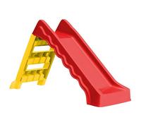 Toboggan pliable - vidaXL - Rouge et jaune - Intérieur/Extérieur - Enfant