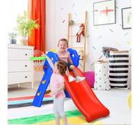 Toboggan pour enfants Toboggan pliable pour enfants avec panier de basket-ball